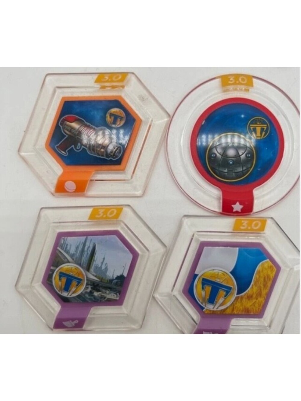 Disney Infinity 3.0 Tomorrowland Power Disc Pack Retro Ray Gun Time Bomb